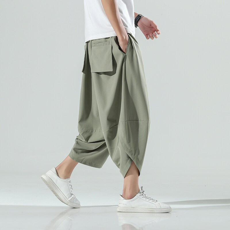 Ethnic Fashion Men - 2025 Summer Men Chinese Style Harem