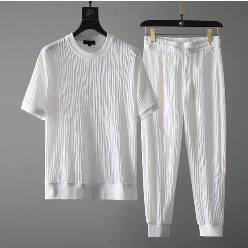Ethnic Fashion Men - 2024 Summer New Men's Set Fashion