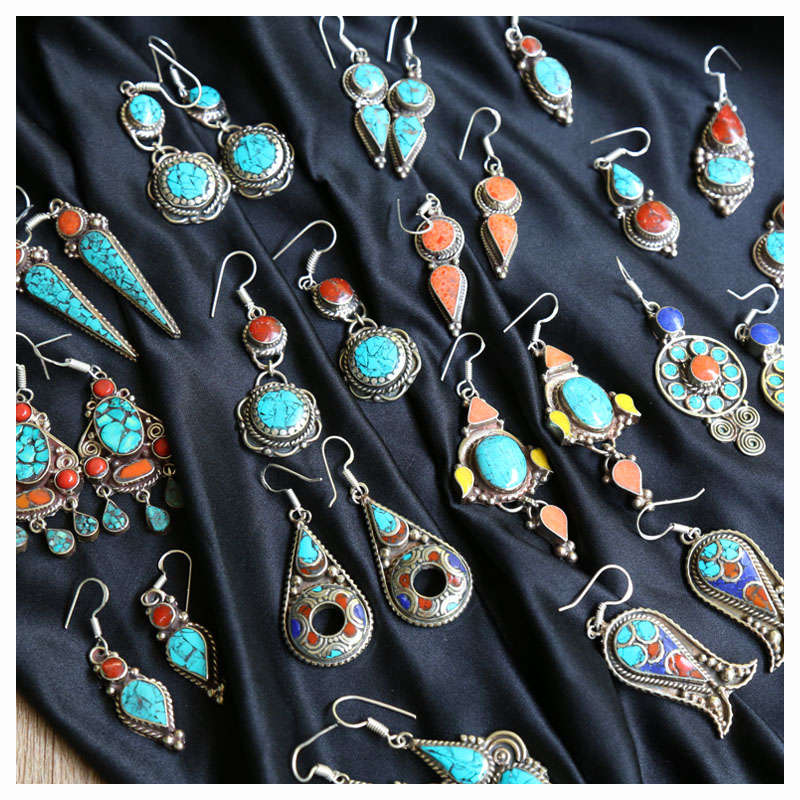 E007 Indian Vintage Hand Earri - огляд і ціна Ethnic Indian Fashion