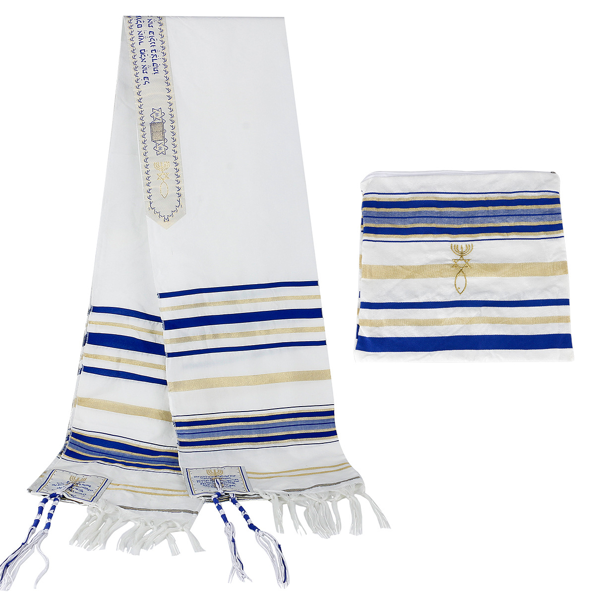 Jewish Tallit Israeli Prayer S - огляд і ціна Ethnic Fashion Men