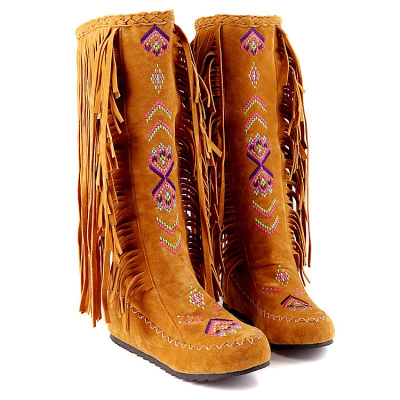 Tassel Boots Handmade Embroide - огляд і ціна Ethnic Fashion