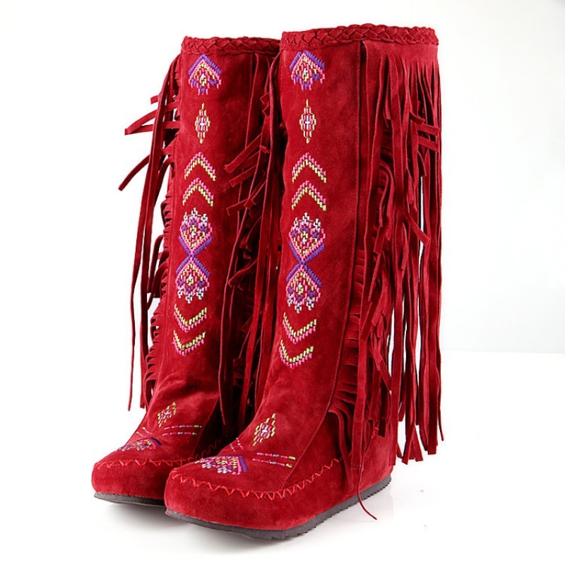 Tassel Boots Handmade Embroide - огляд і ціна Ethnic Fashion