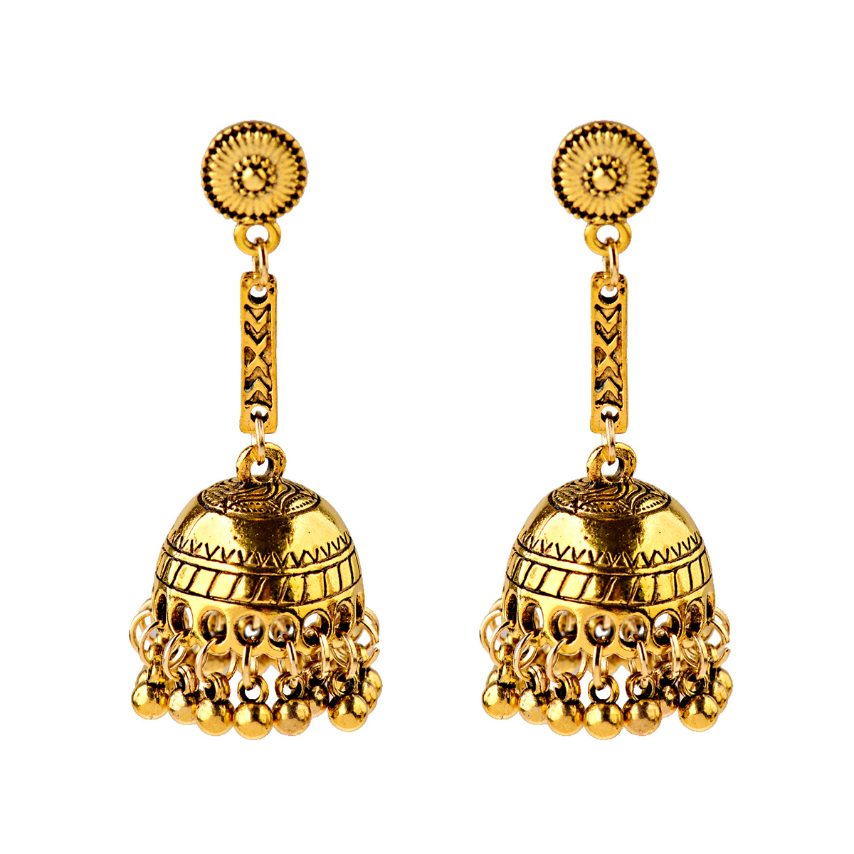 Ethnic Geometric Gold Color Be - огляд і ціна Ethnic Indian Fashion