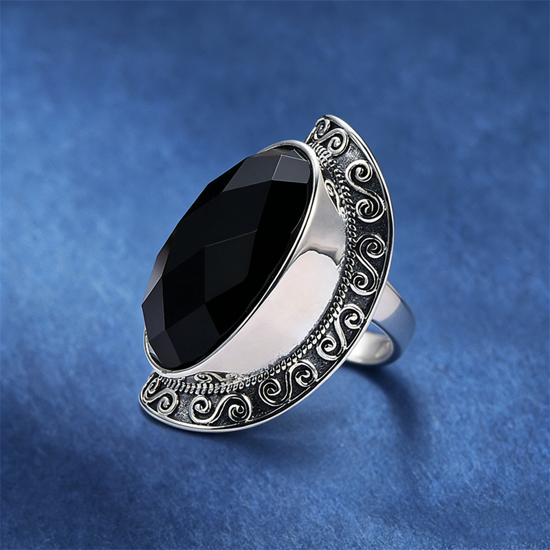 BOCAI New S925 Silver Rings fo - огляд і ціна Men'S Ethnic Fashion Trends