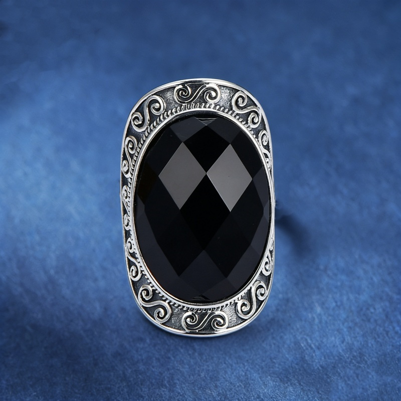 BOCAI New S925 Silver Rings fo - огляд і ціна Men'S Ethnic Fashion Trends
