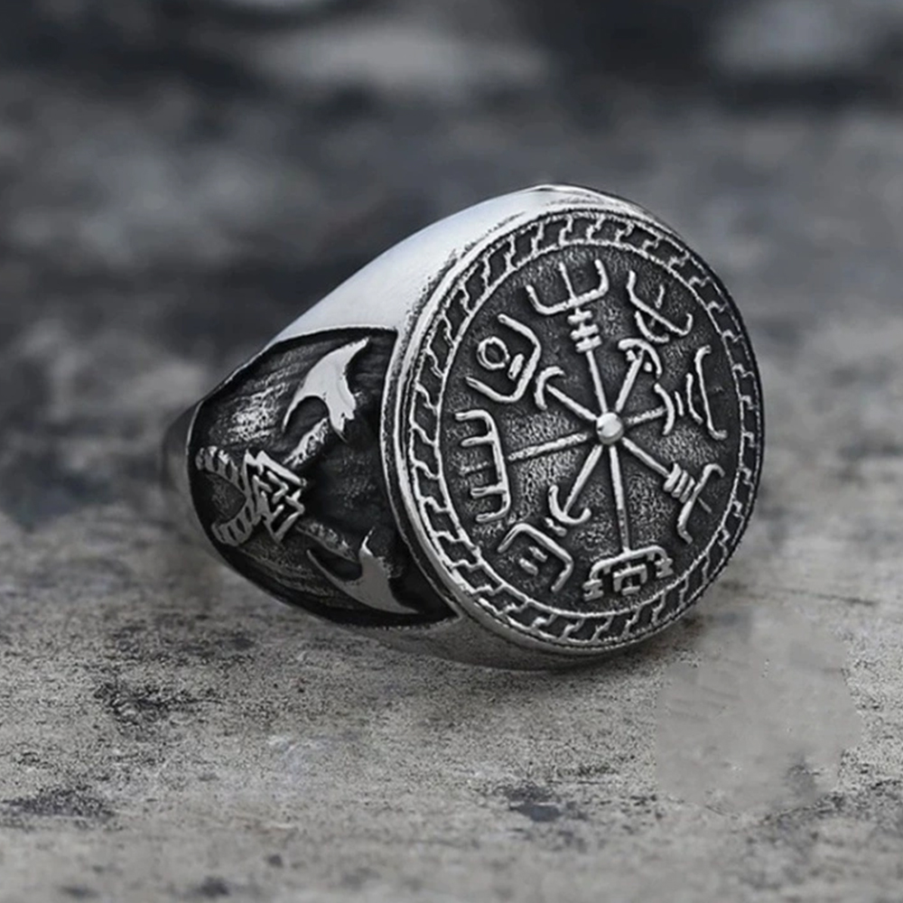Vintage Viking Men Rings Stain - огляд і ціна Ethnic Fashion Men
