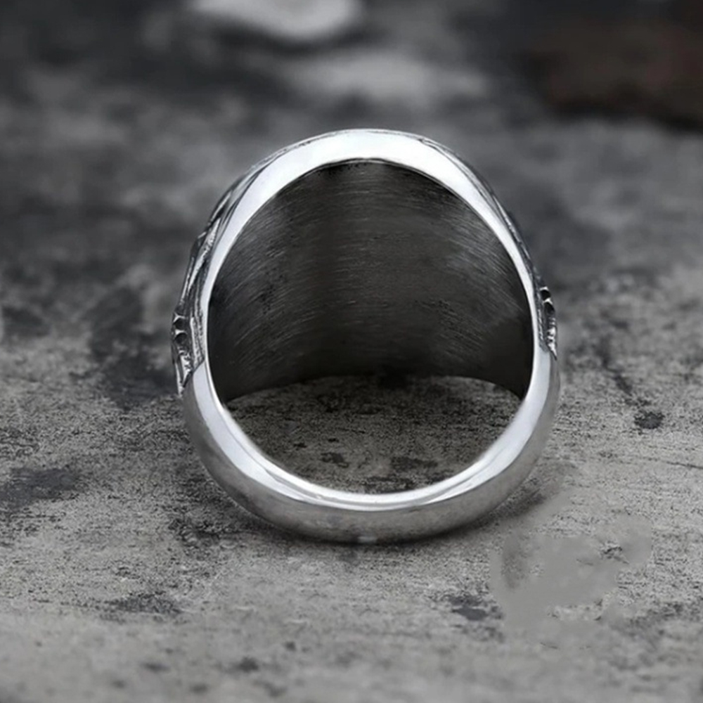 Vintage Viking Men Rings Stain - огляд і ціна Ethnic Fashion Men