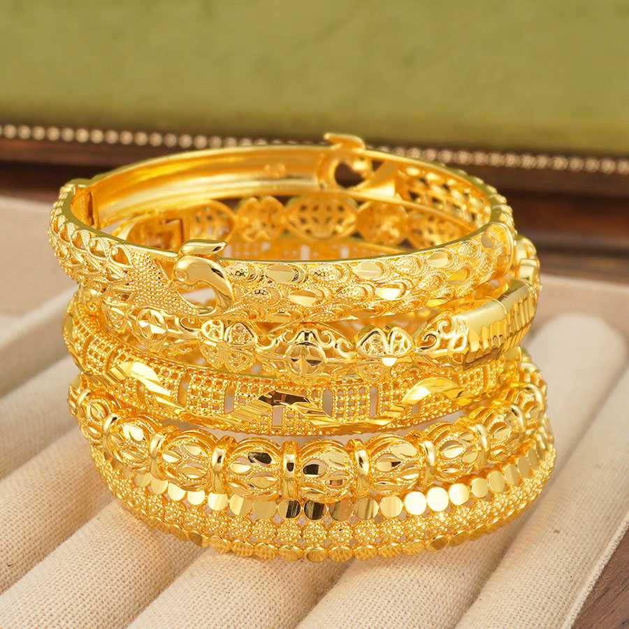1Pcs Gold Tone Peacock Carved  - огляд і ціна Ethnic Fashion Dubai