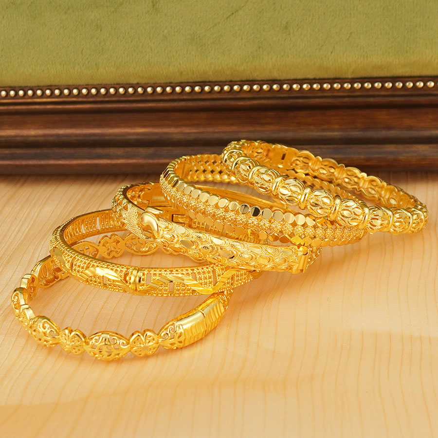 1Pcs Gold Tone Peacock Carved  - огляд і ціна Ethnic Fashion Dubai