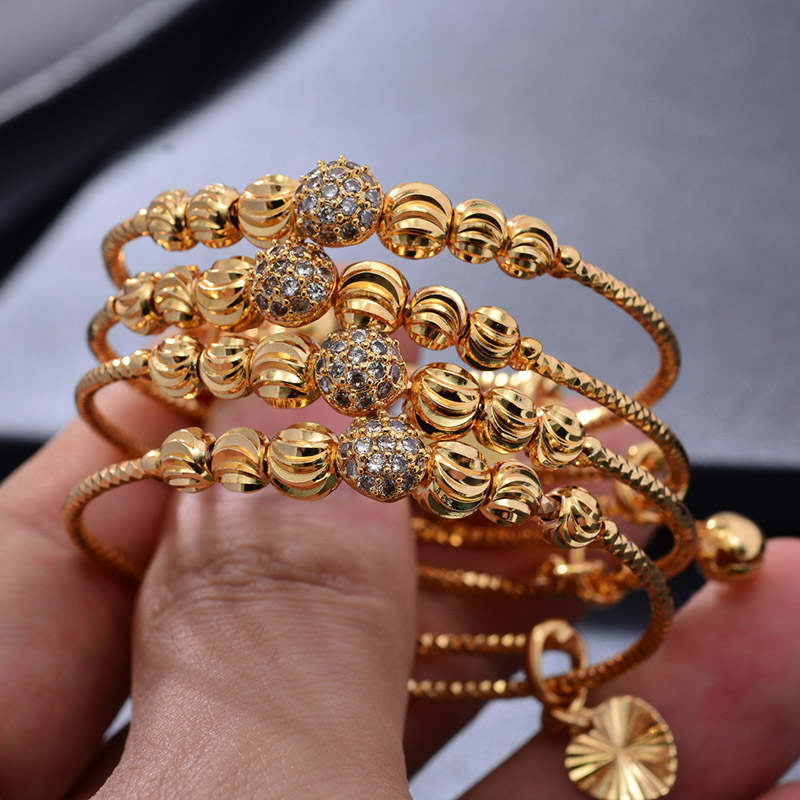 24K 4pcs Ethnic Bead Gold Colo - огляд і ціна Ethnic Fashion Dubai