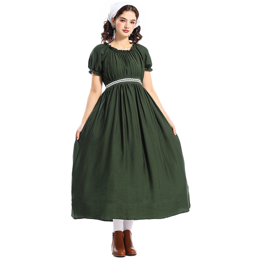 Halloween Pioneer Costume Gree - огляд і ціна Ethnic Wear