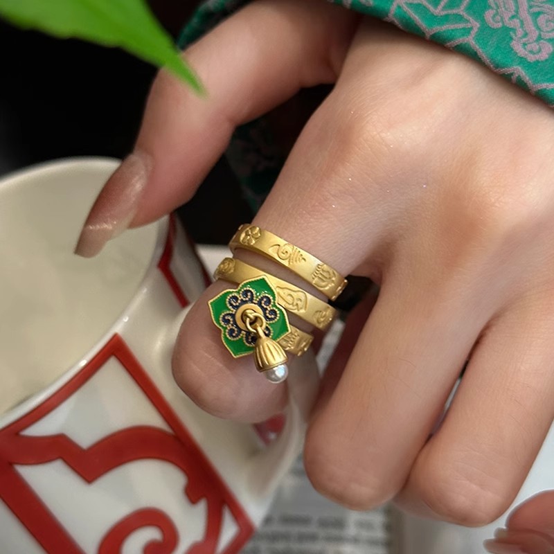 New in Charm Green Enamel Flow - огляд і ціна Ethnic Fashion Wear