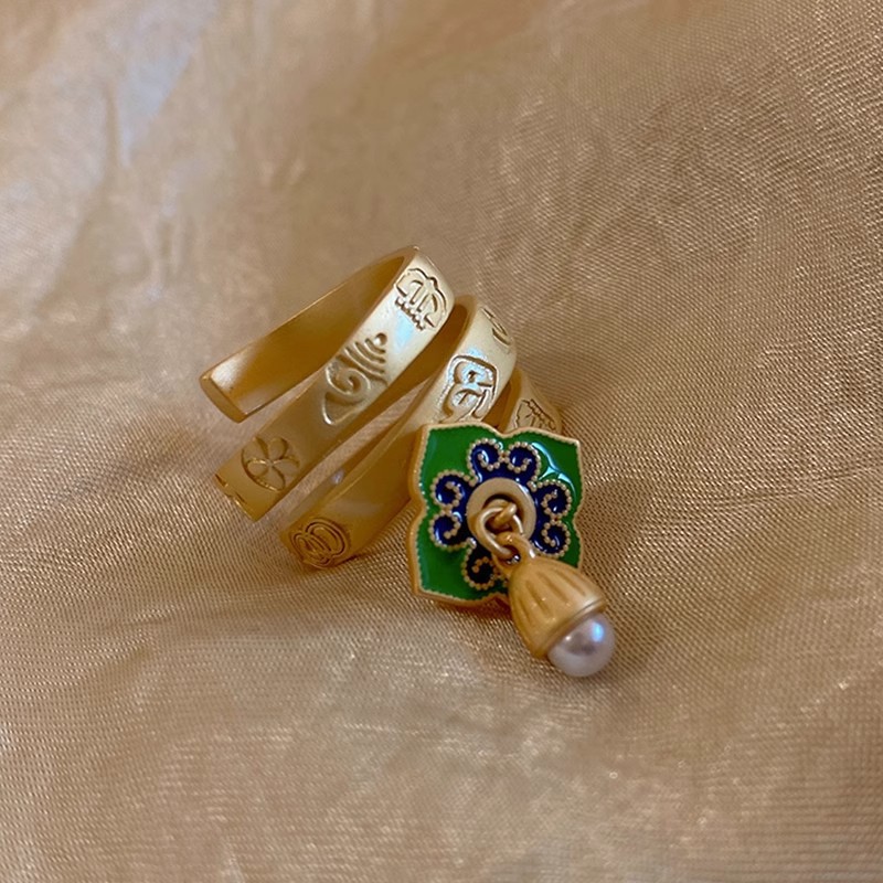New in Charm Green Enamel Flow - огляд і ціна Ethnic Fashion Wear