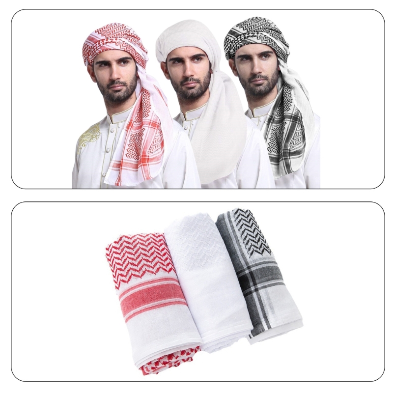 Men Ethnic Headwrap Shemagh Sc - огляд і ціна Ethnic Fashion Men
