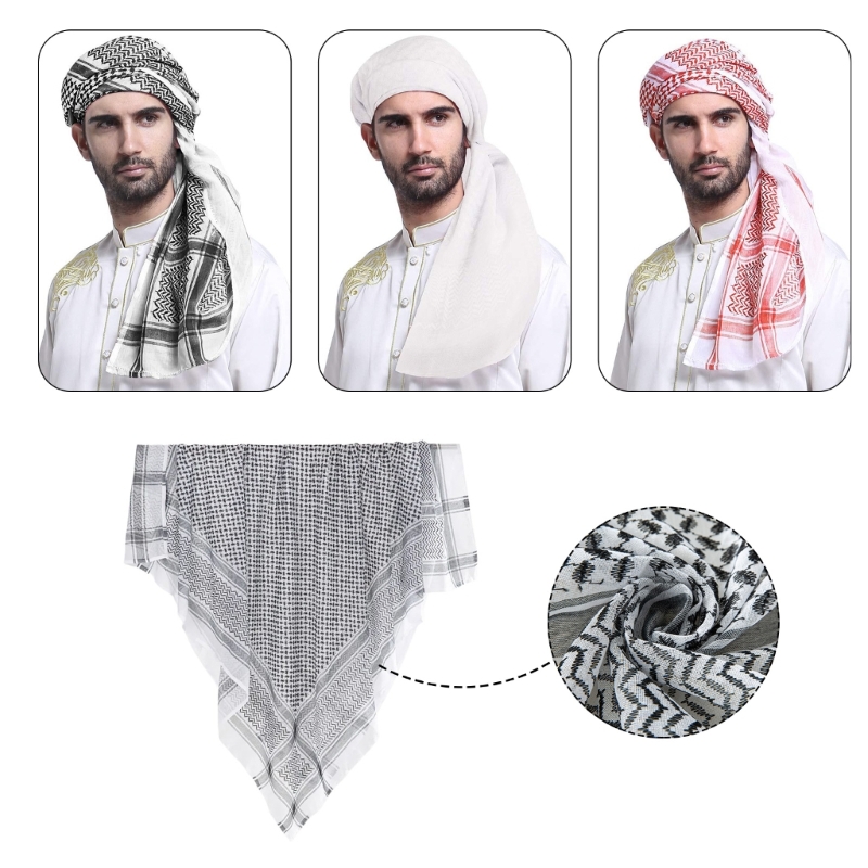 Men Ethnic Headwrap Shemagh Sc - огляд і ціна Ethnic Fashion Men