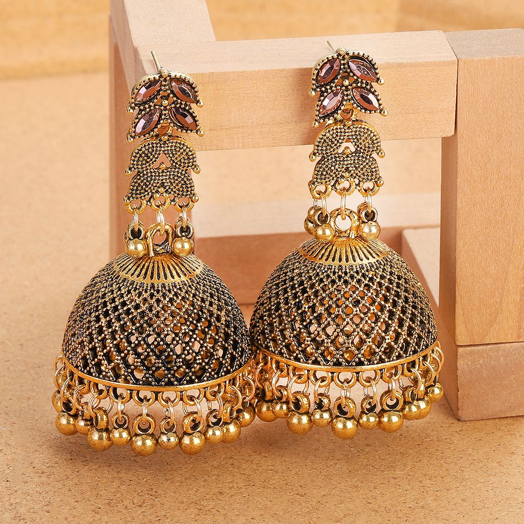 Ethnic Gold Color Big Bell Dan - огляд і ціна Ethnic Indian Fashion