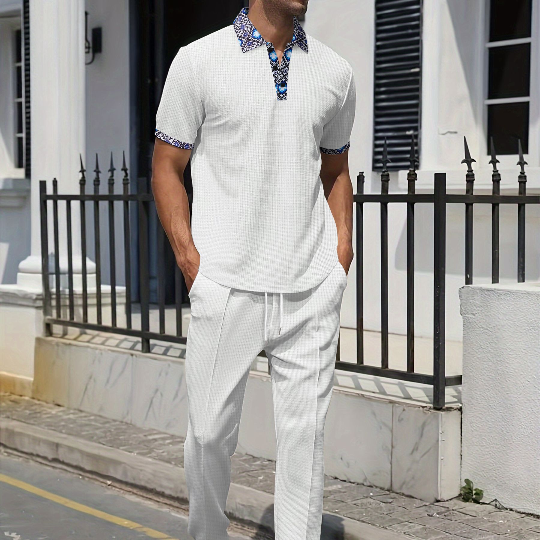 New Men's Business Casual Polo - огляд і ціна Ethnic Wear