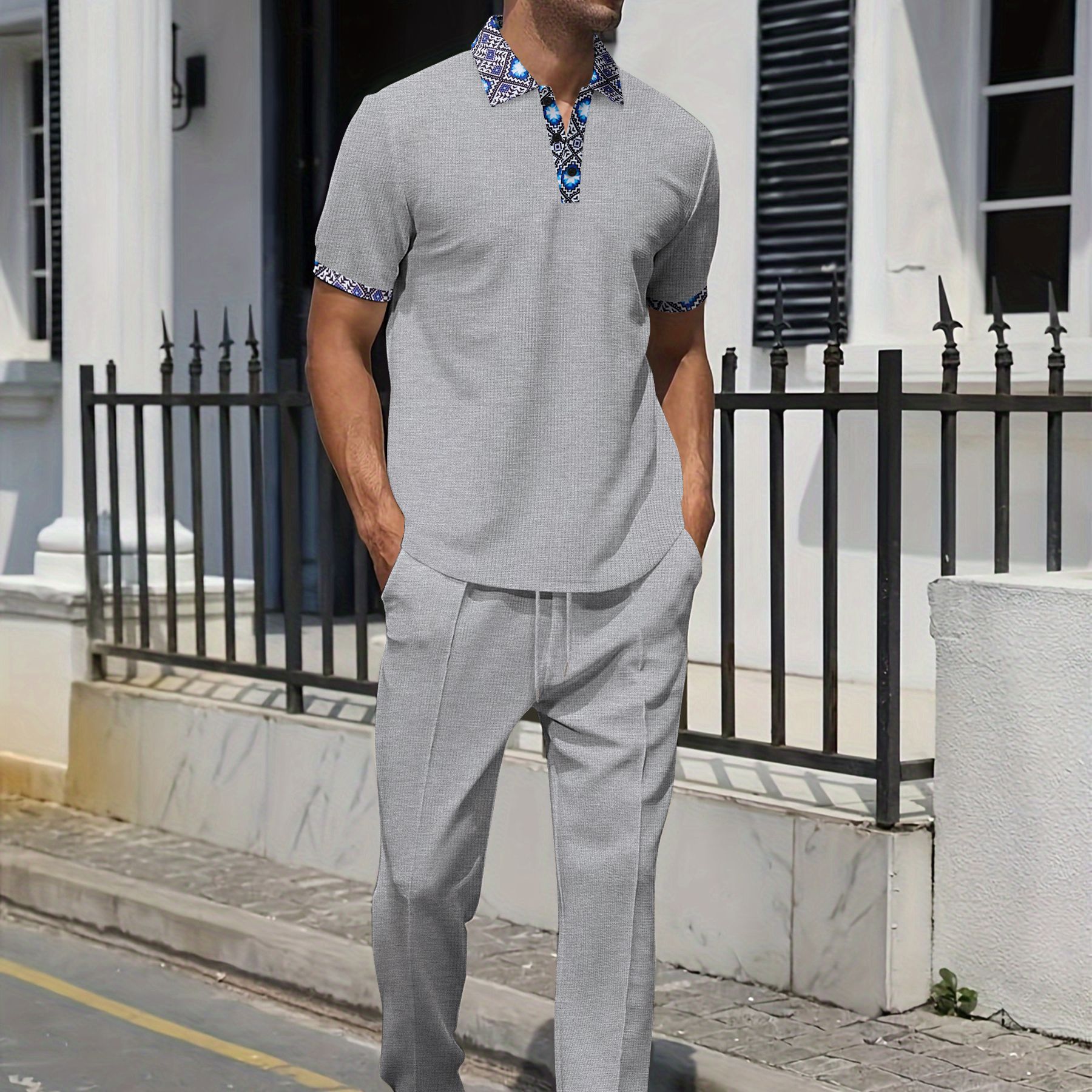 New Men's Business Casual Polo - огляд і ціна Ethnic Wear